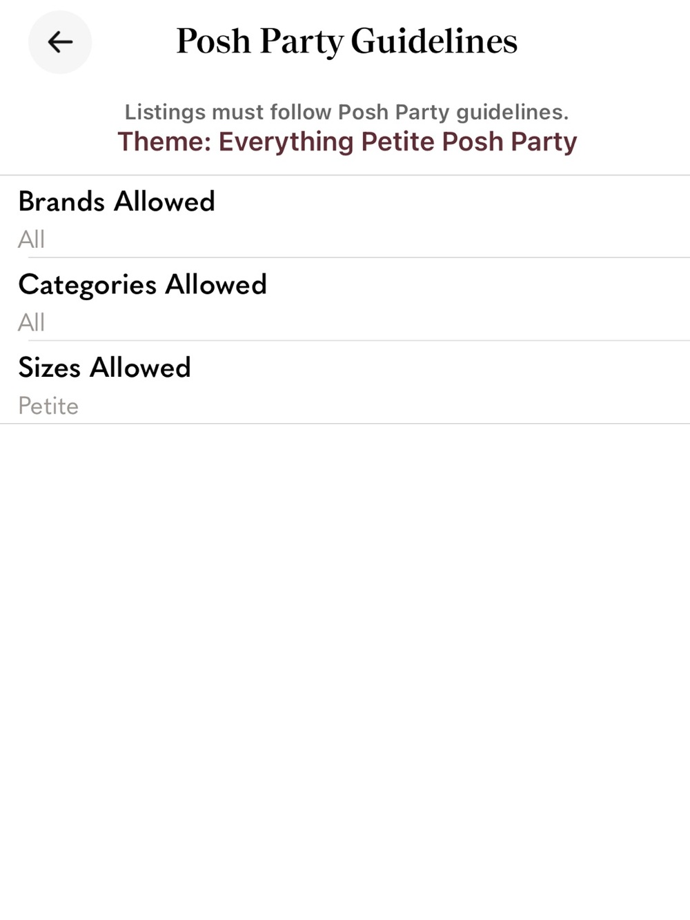 Surprise! Iโm Hosting the Everything Petite Posh Party!๐ - Picture 3 of 3